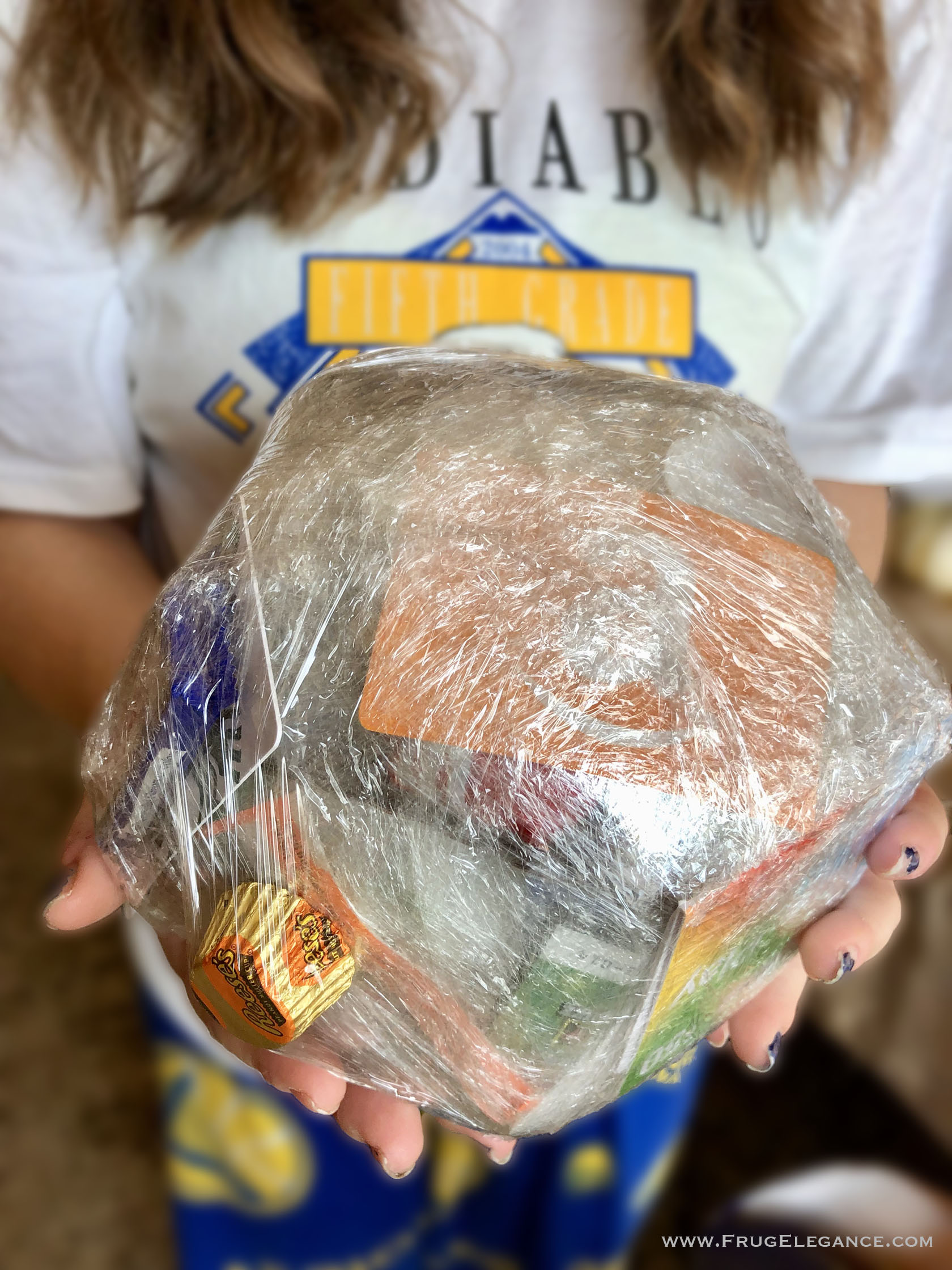 Prize Filled Plastic Wrap Ball Game Frugelegance